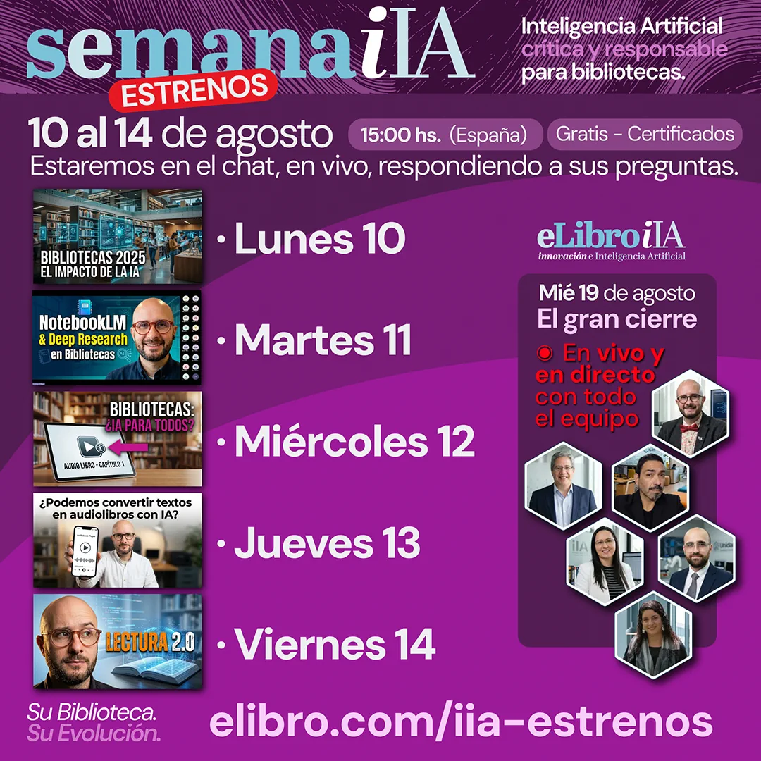 Cursos iIA para bibliotecas académicas